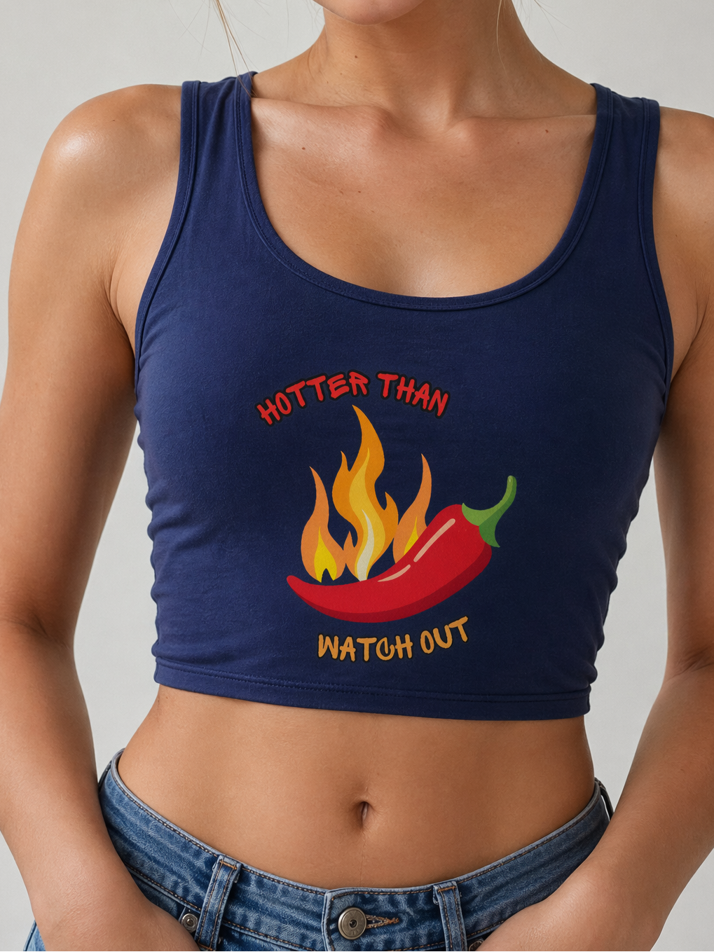 Summer Spicy Crop Tanks for Women
