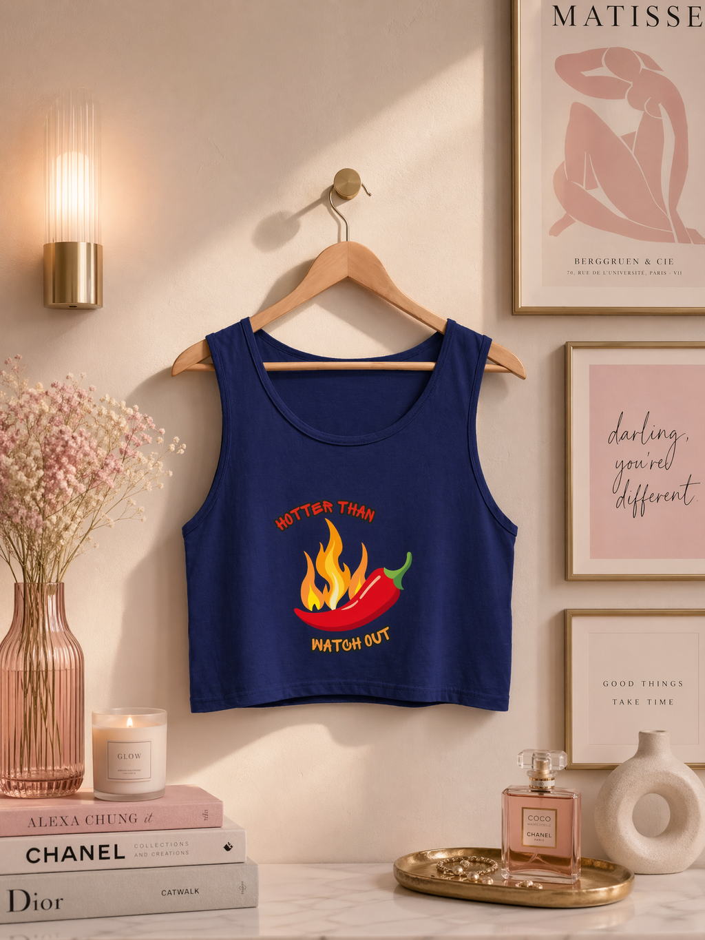 Summer Spicy Crop Tanks for Women