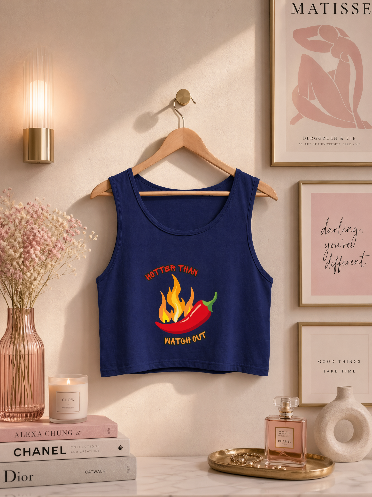Summer Spicy Crop Tanks for Women