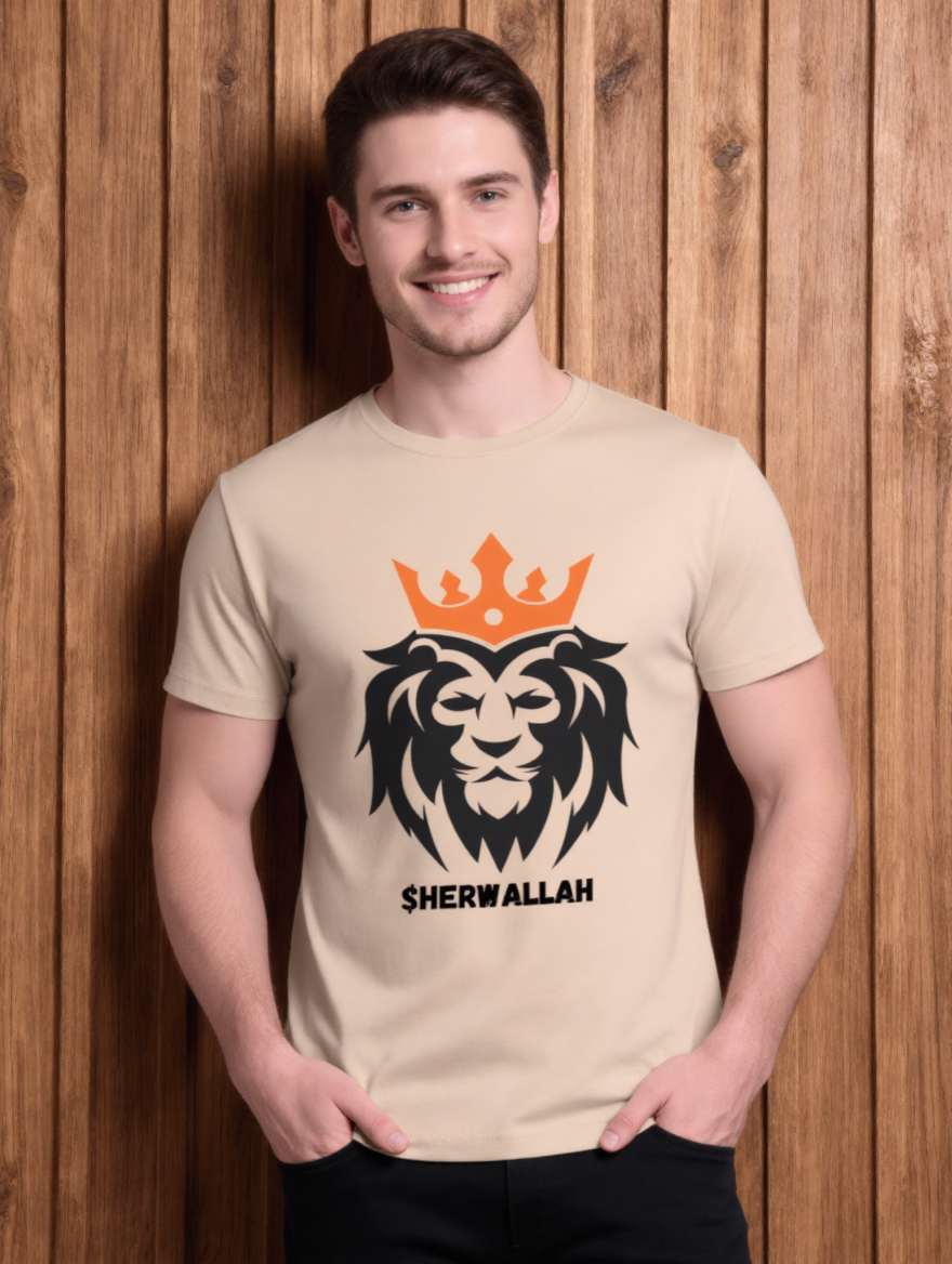 SHERWALLAH Peach Classic T-Shirt