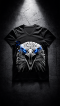 EAGLE PREY V Neck T-Shirts