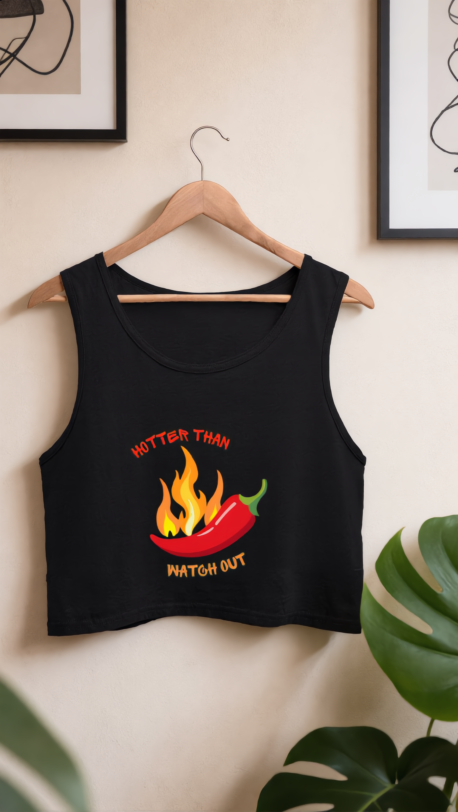 Summer Spicy Crop Tanks for Women